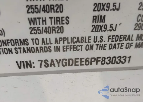 2023 Tesla Model Y Awd/Long Range Dual Motor All-Wheel Drive from USA, damaged, VIN 7SAYGDEE6PF830331